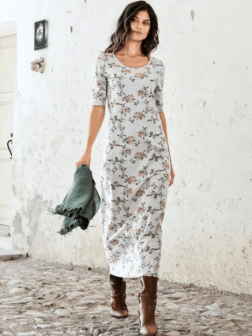 Peruvian Connection Roma Dress XL may fit L floral maxi